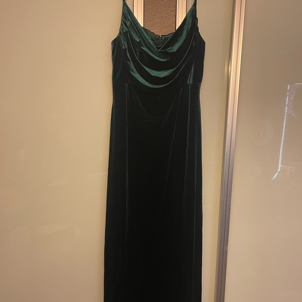 Revelry Green and White Wedding Dresses